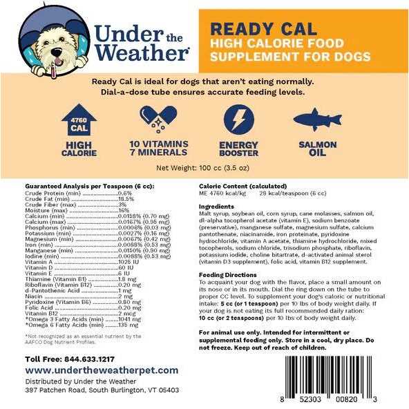Ready Cal for Dogs A7526