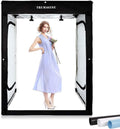 LED Studio Lightbox with 3 Colors Backdrops and Carrying Bag I9370