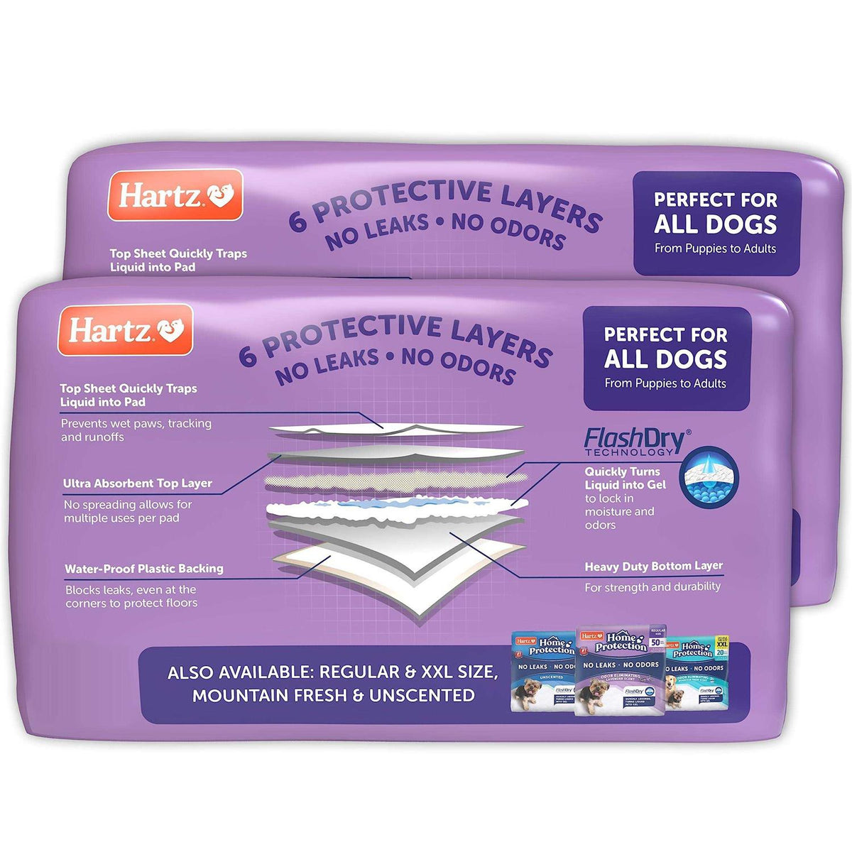 Lavender Scent Odor Eliminating Dog Pads D733881