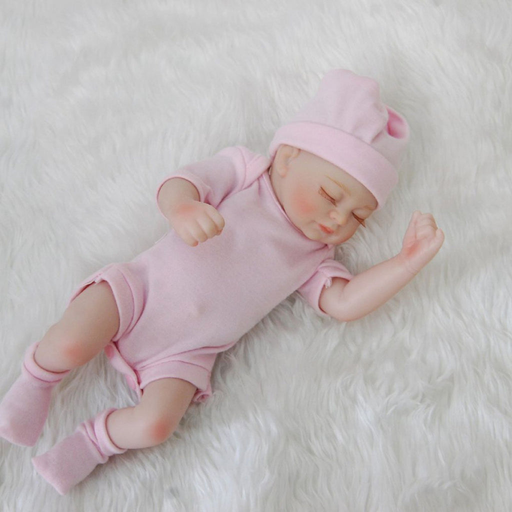 10inch Full Body Silicone Reborn Baby Doll with Clothes & Accessories C410699