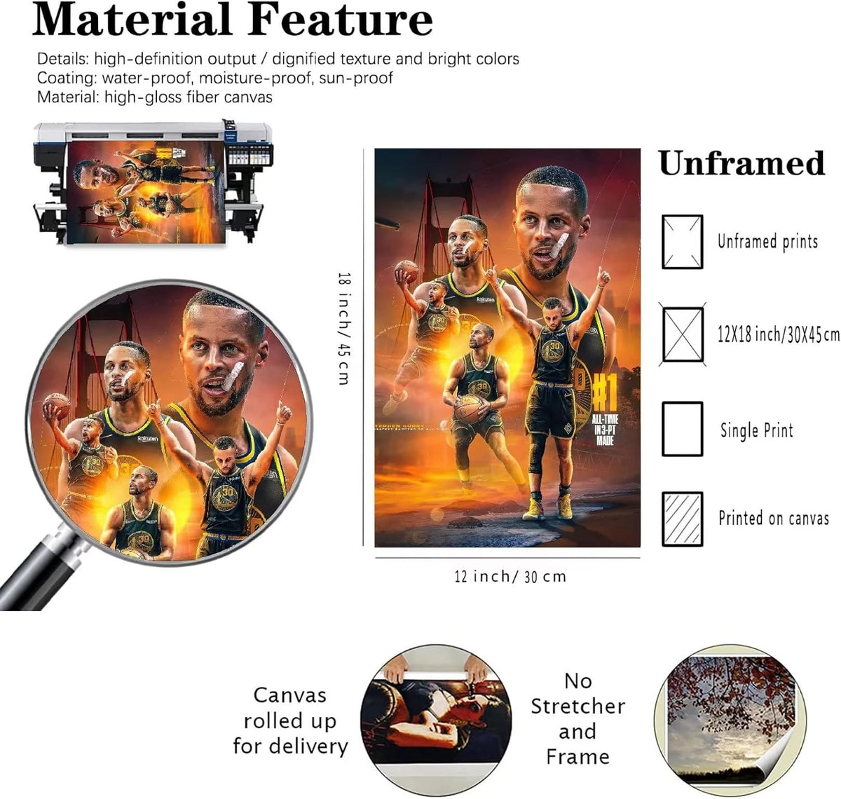 Canvas Curry Poster Unframed 12X18inches Wall Art K998340