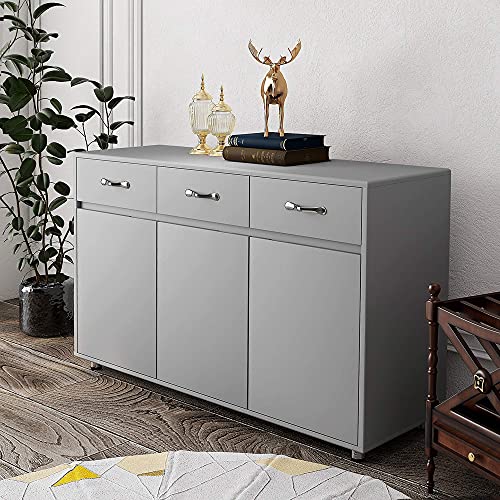 3 Drawer 3 Door Wood Sideboard P8765