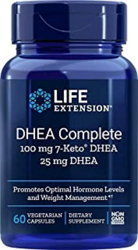 100 mg 7-Keto DHEA 25 mg DHEA 60 Capsules G484