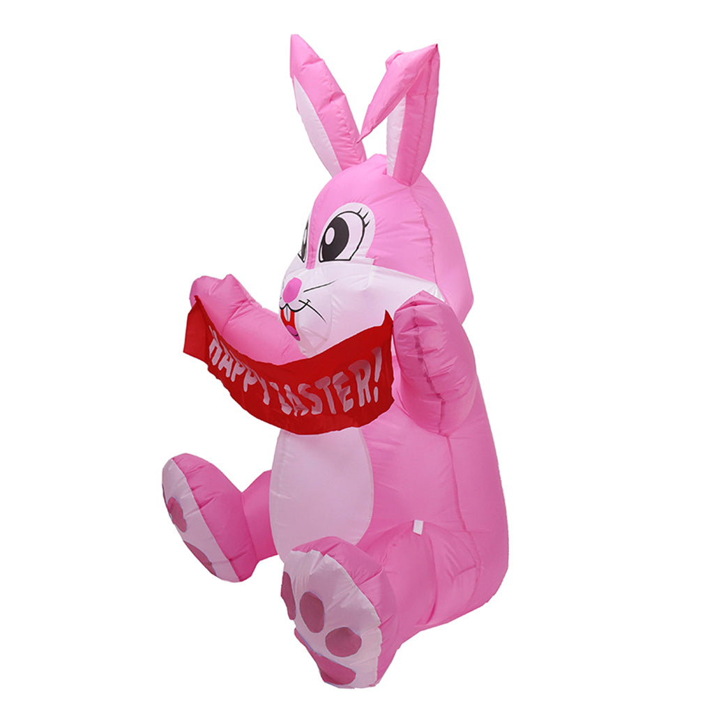 Inflatable LED Night Light Easter Bunny Decorations X6333