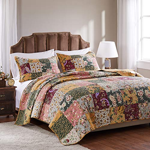 Natural 3-Piece Full/Queen Cotton Quilt Set N368463