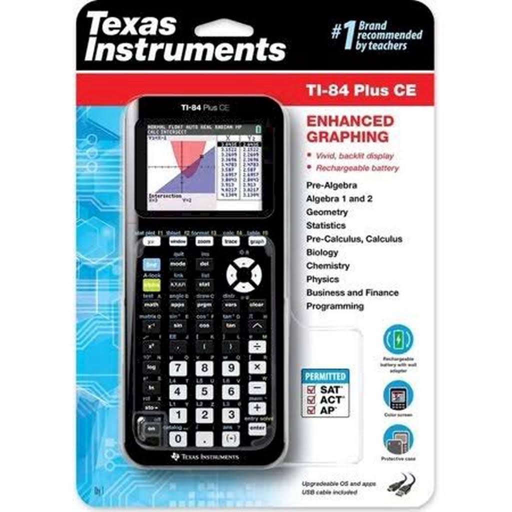 Black Graphing Calculator E5886