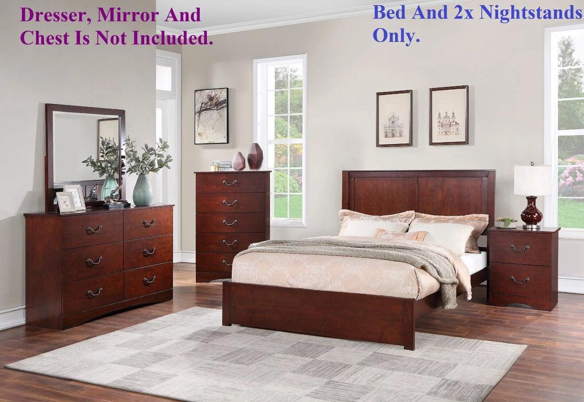 3pc Eastern King Size Bed Set N721