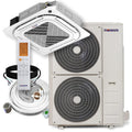 48,000 BTU 17.8 SEER 8-Way Slim Cassette Mini-Split Air Conditioner Heat Pump System H201236