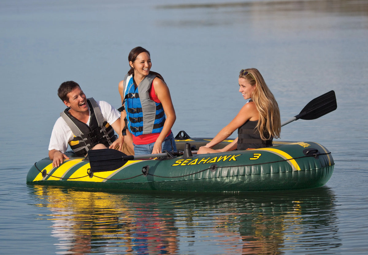 3 Person Boat Set with Oars and Pump J207366