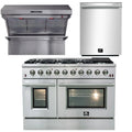 48 Inch Gas Range, Wall Mount Range Hood, Dishwasher I3818