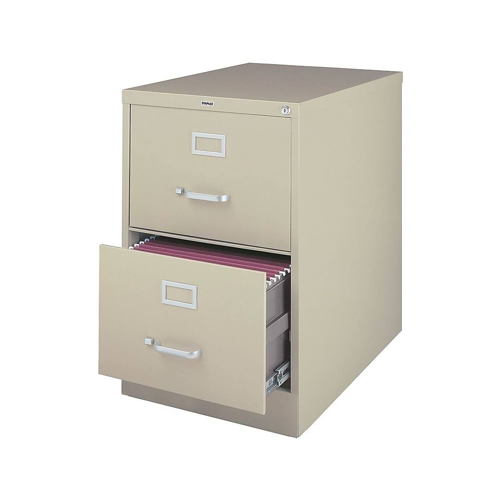 2-Drawer Vertical File Cabinet, Putty N6200