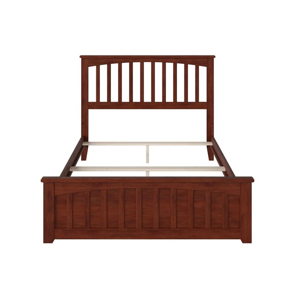 Solid Wood Full Spindle Bed with Headboard F345782