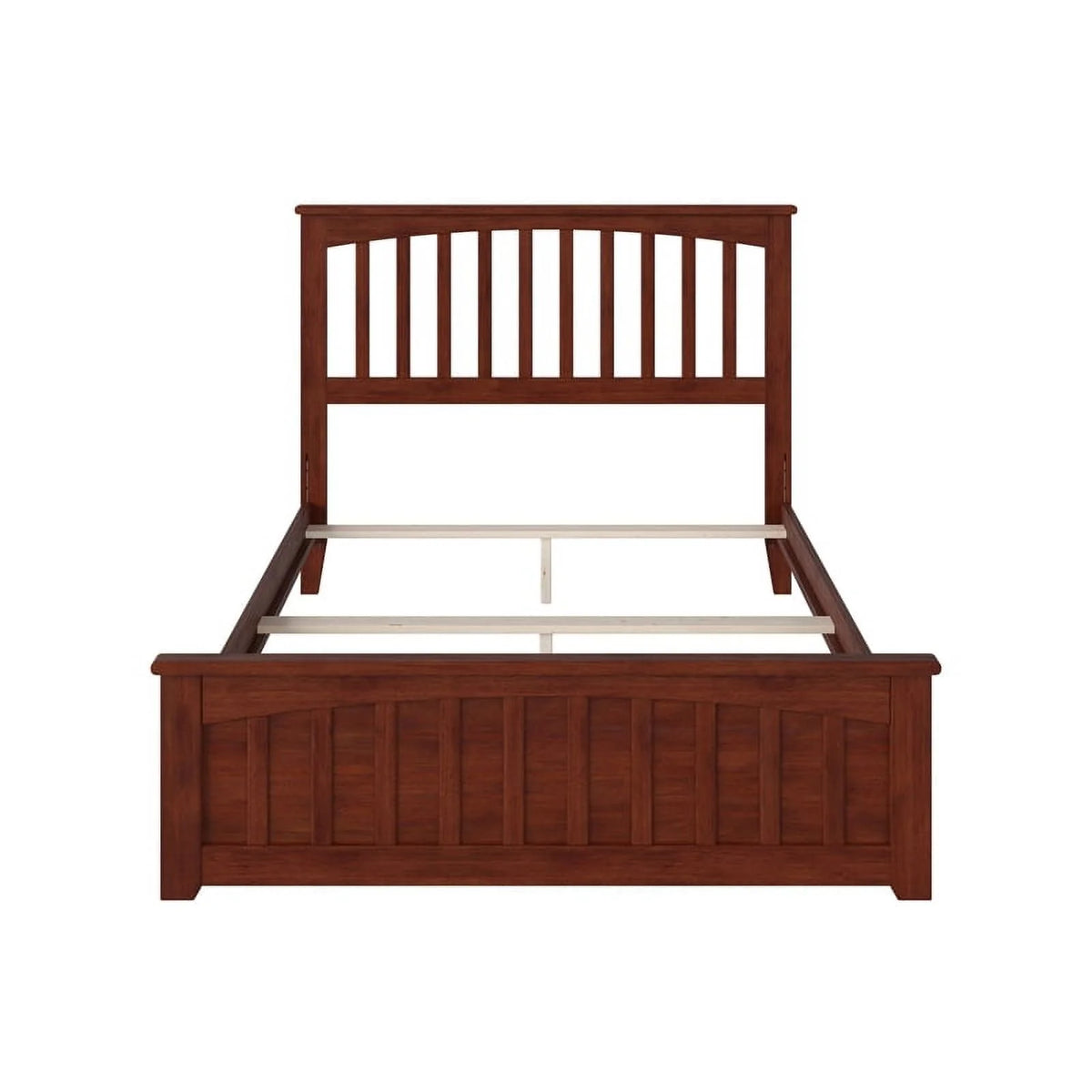 Solid Wood Full Spindle Bed with Headboard F345782