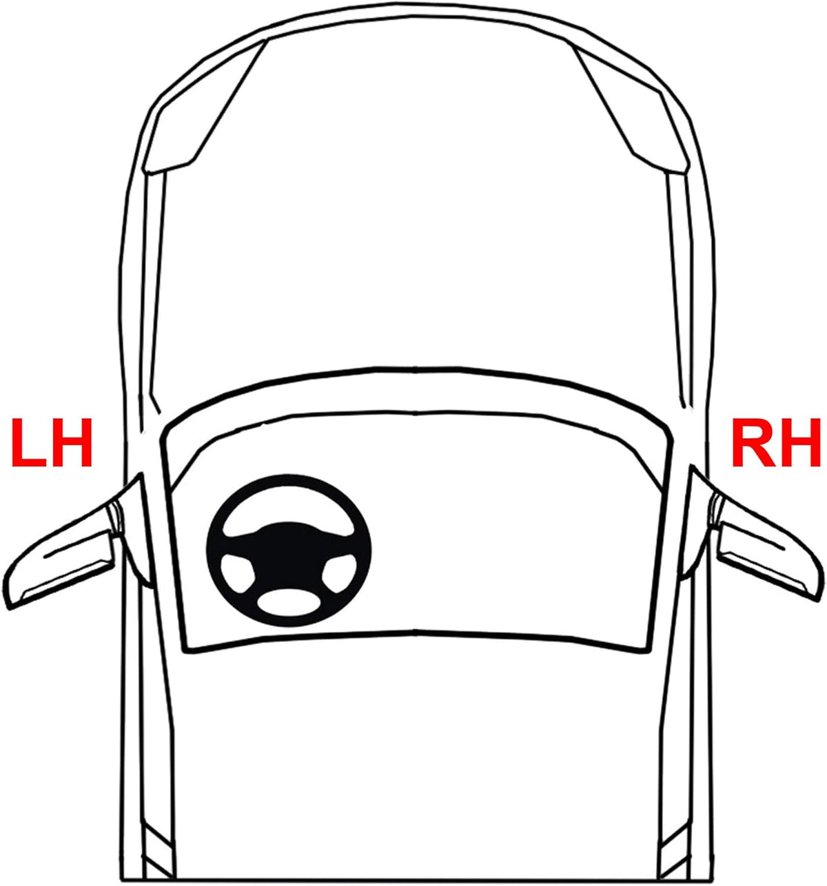 RH Lens and Housing Headlight for 2011-2013 Toyota Highlander Hybrid D917358