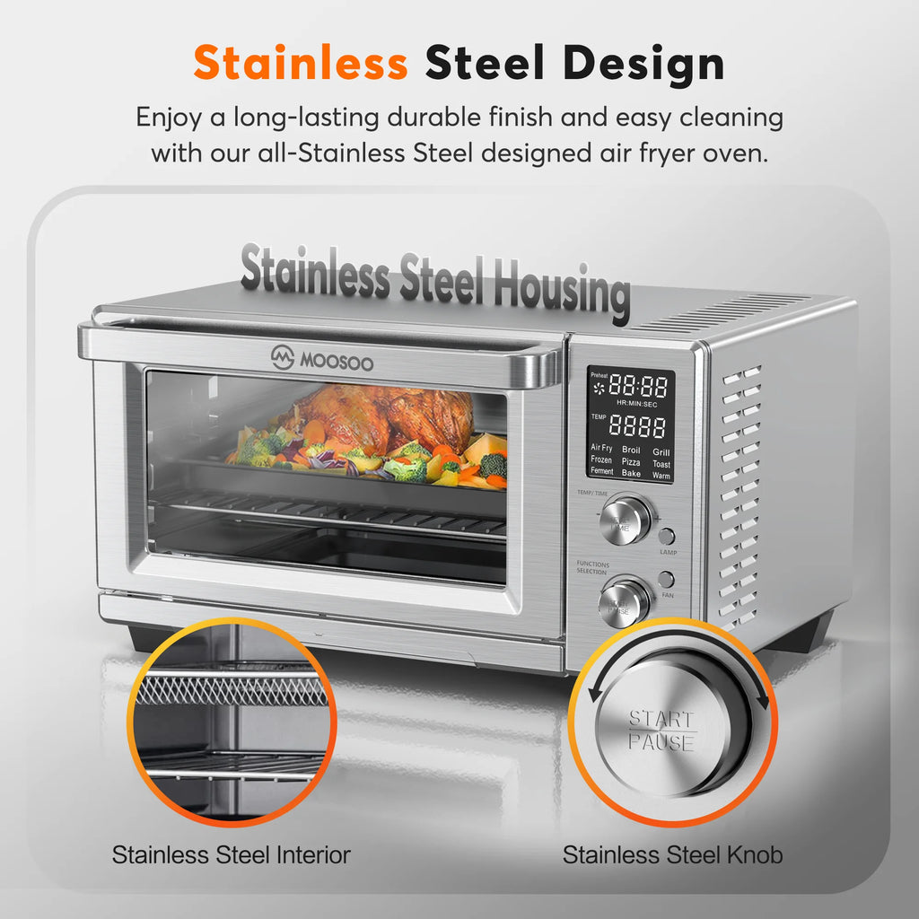 30Qt Stainless Steel Air Fryer Toaster Oven N109