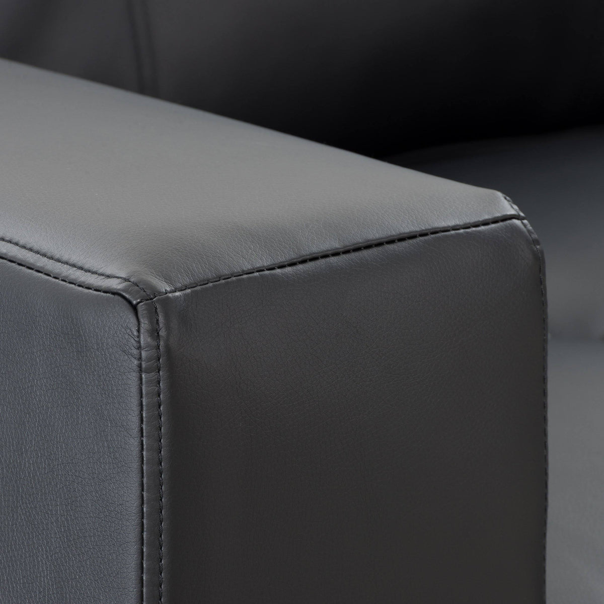 Red Bonded Leather Chair E29477