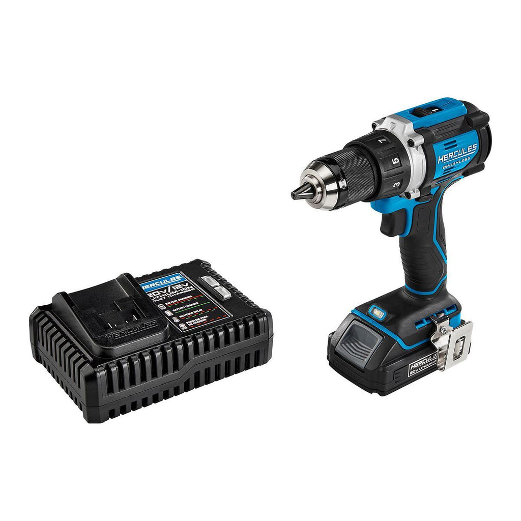 20V Brushless Cordless 1/2 in. Drill/Driver Kit with 2 Ah Battery and Charger H981739