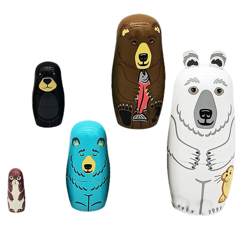 Wooden Russian Stacking Dolls Nesting Dolls E604