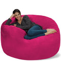 Pink 5' Memory Foam Bean Bag Chair N777