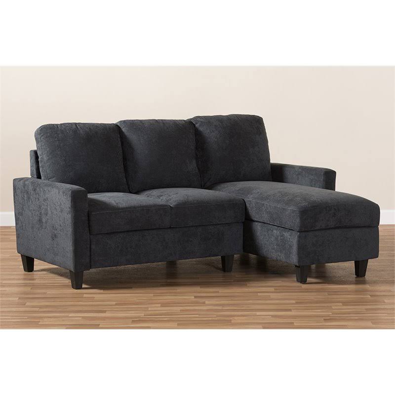 Dark Gray Reversible Sectional I678352