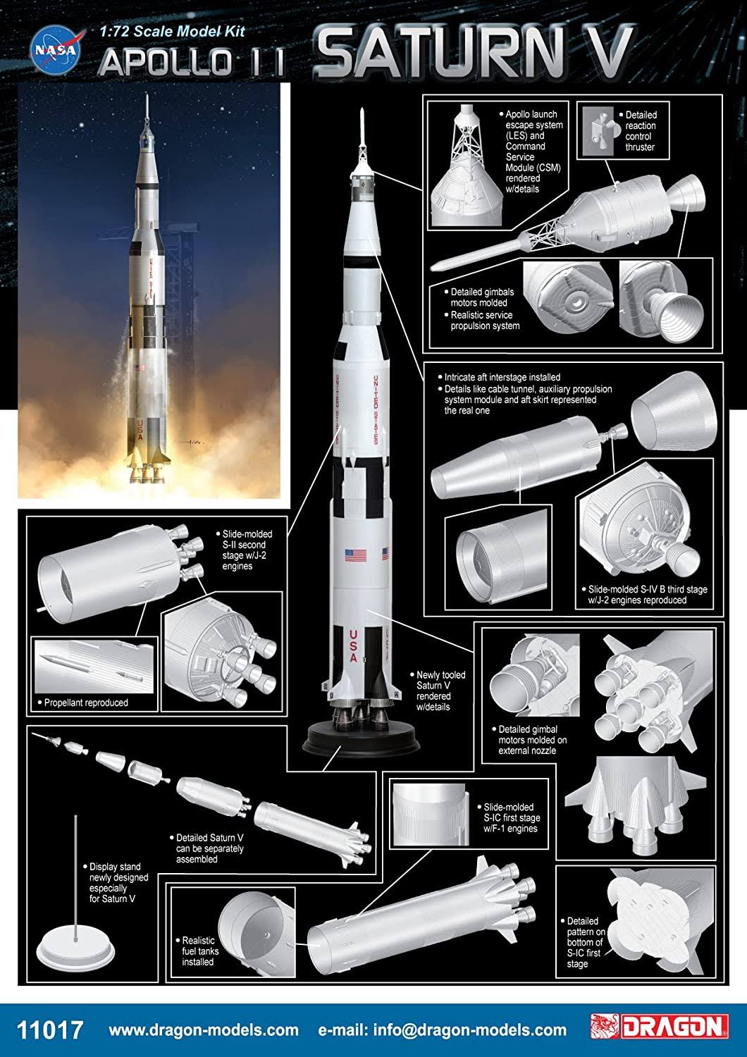 1/72 Apollo 11 Saturn V F7726