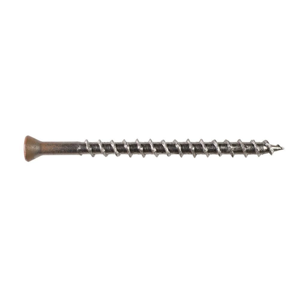 #8 x 2-1/2 x 22 305SS Star Tan Trim Head Screw V910