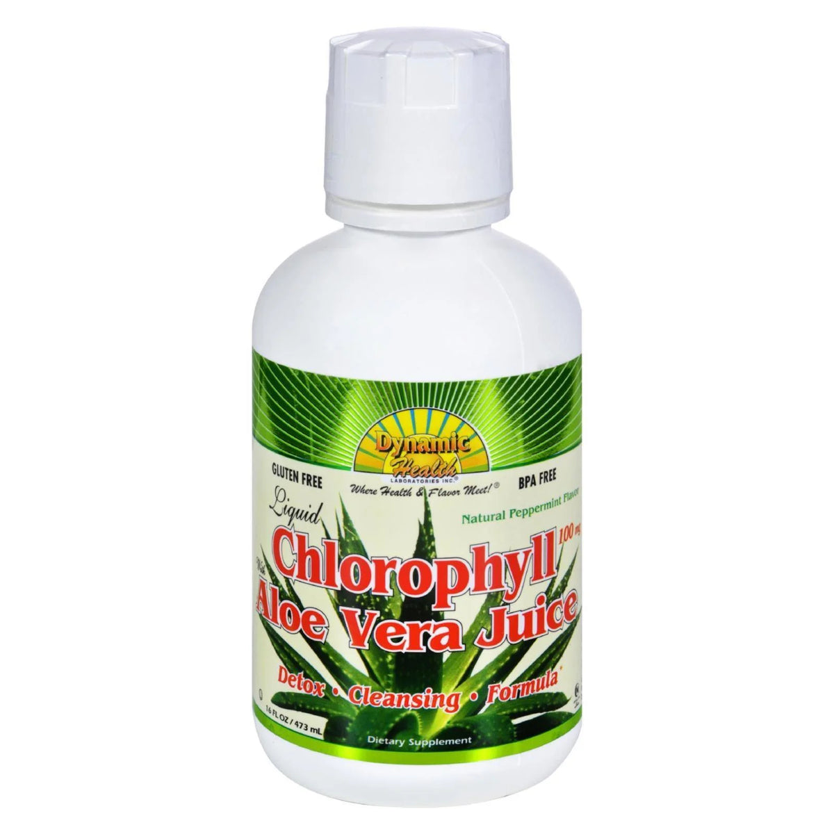 Liquid Chlorophyll with Aloe Vera Juice Spearmint 16 fl oz A893919