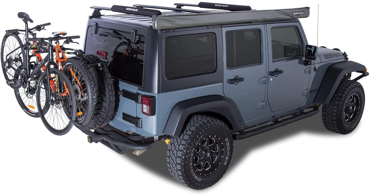 Black Spare Rear Wheel Bike Carrier Z10162