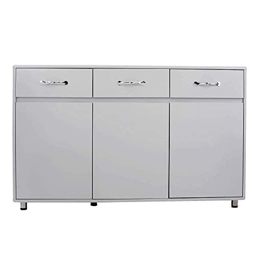 3 Drawer 3 Door Wood Sideboard P8765