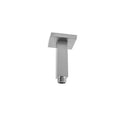 6x22 Square Drop Ceiling Showerarm Square Escutcheon White G1281