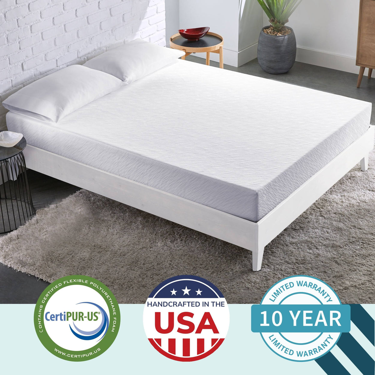8 inch Gel Memory Foam Mattress California King H787162