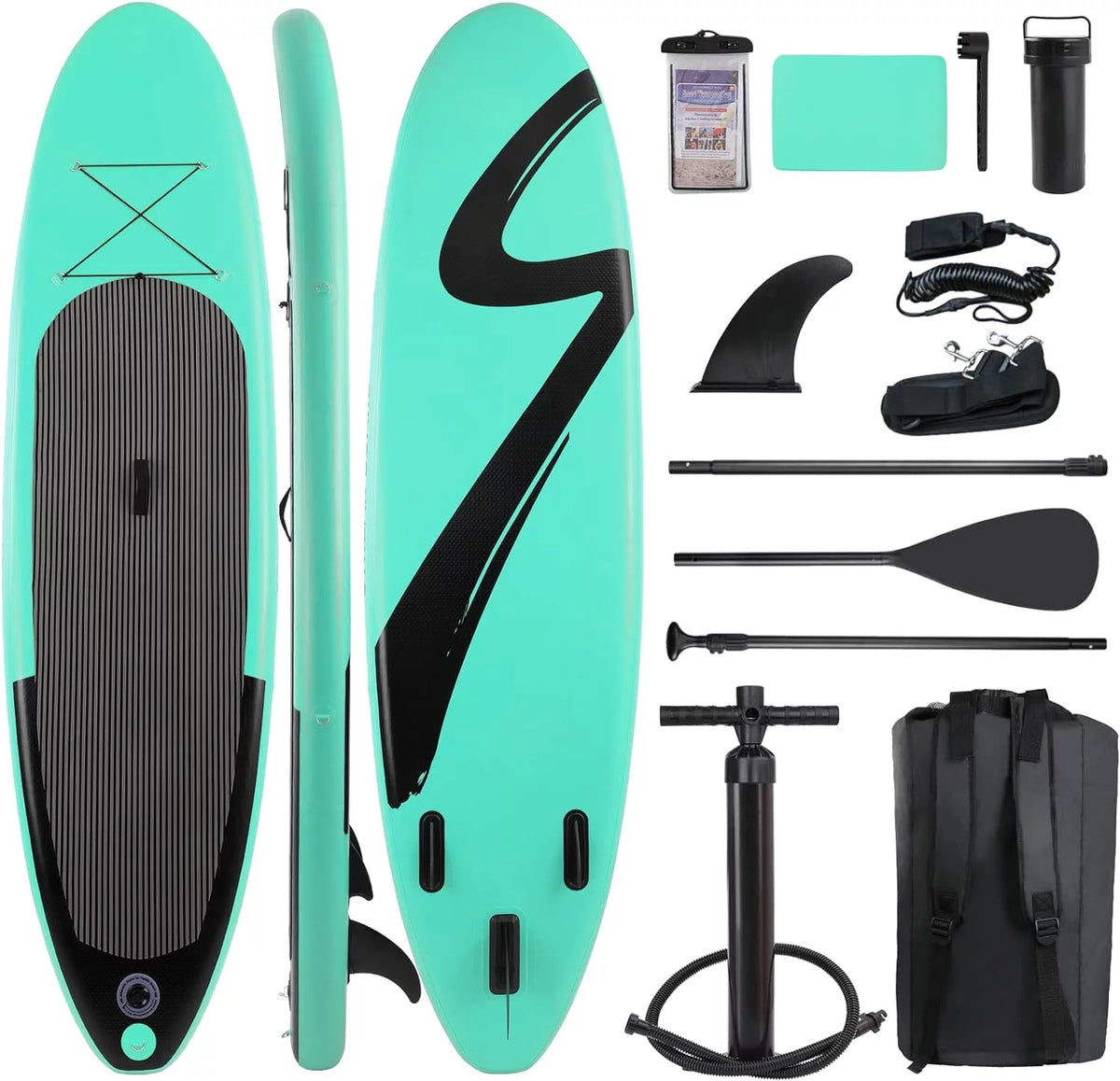 10FT Inflatable Stand Up Paddle Board Non-Slip S365