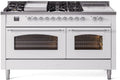 White Dual Fuel Propane Gas Range P22874
