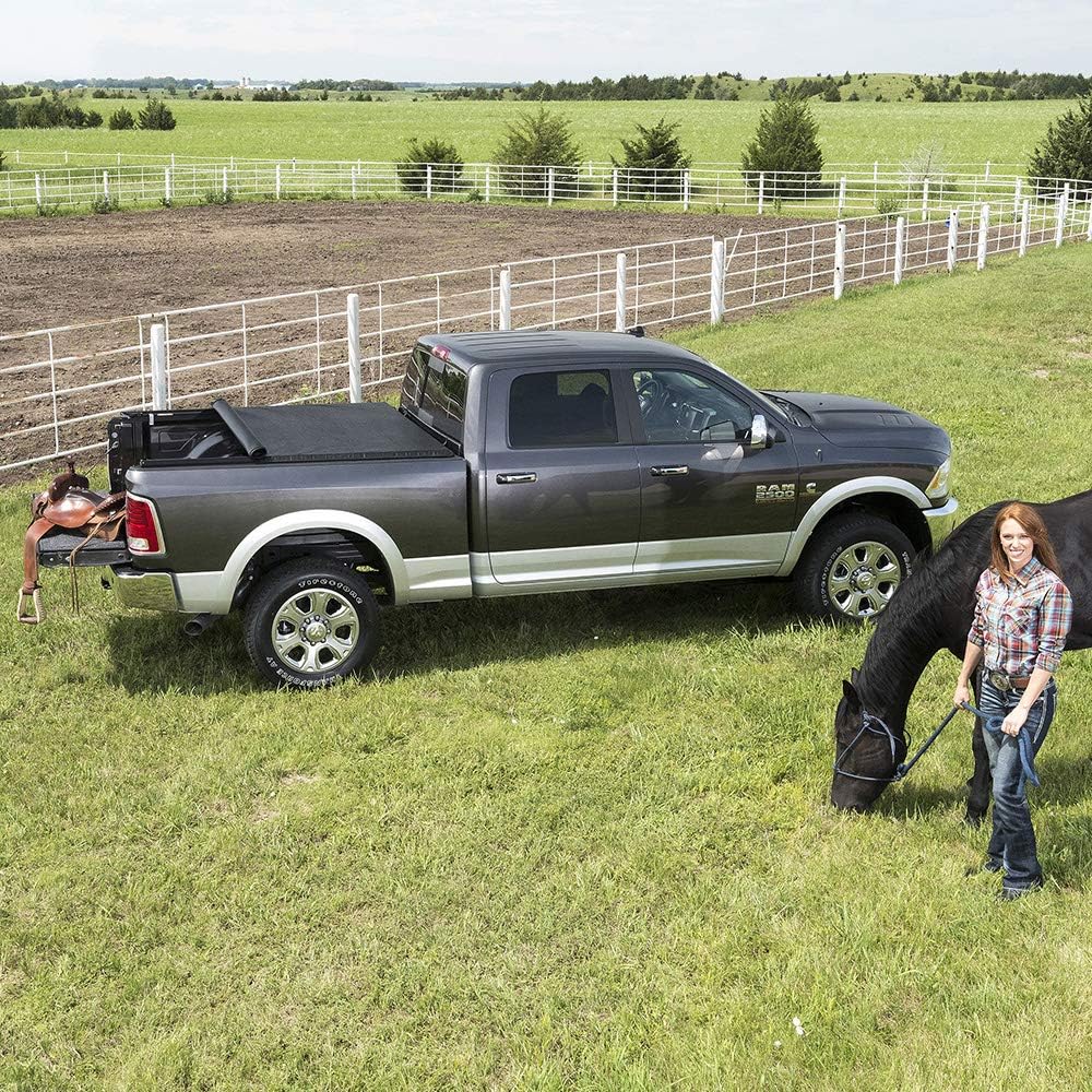 Soft Roll Up Truck Bed Tonneau Cover I509