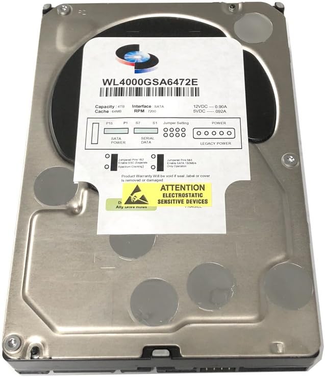 4TB 7200RPM 64MB Cache SATA 6.0Gb/s 3.5" Hard Drive Pack of 2 P78473
