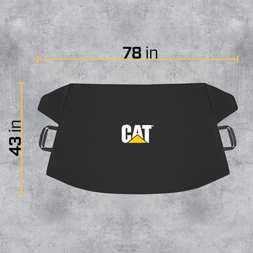Windshield Snow Cover, Weatherproof with Anti-Theft Straps, 78"x45" inch, Black C873