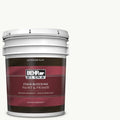 5 gal. Ultra Pure White Flat Exterior Paint u0026 Primer E1505