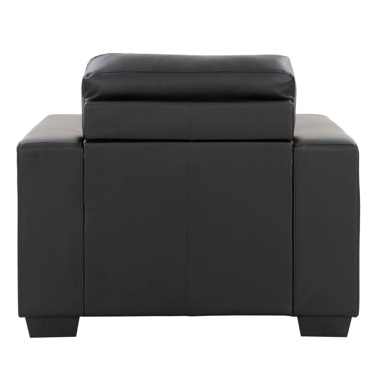 Red Bonded Leather Chair E29477