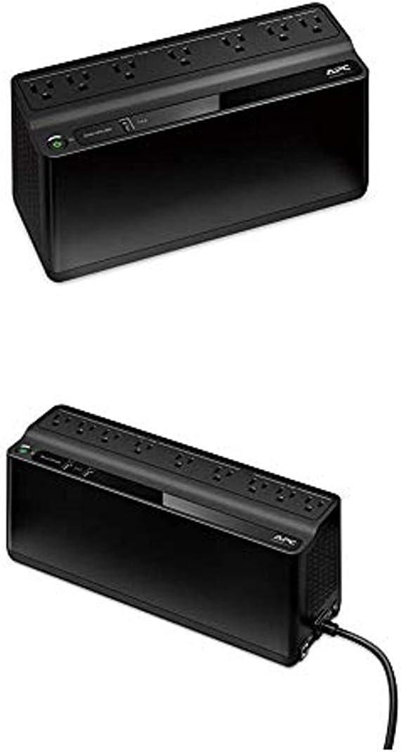 600VA UPS Battery Backup and Surge Protector Pack of 2 A567