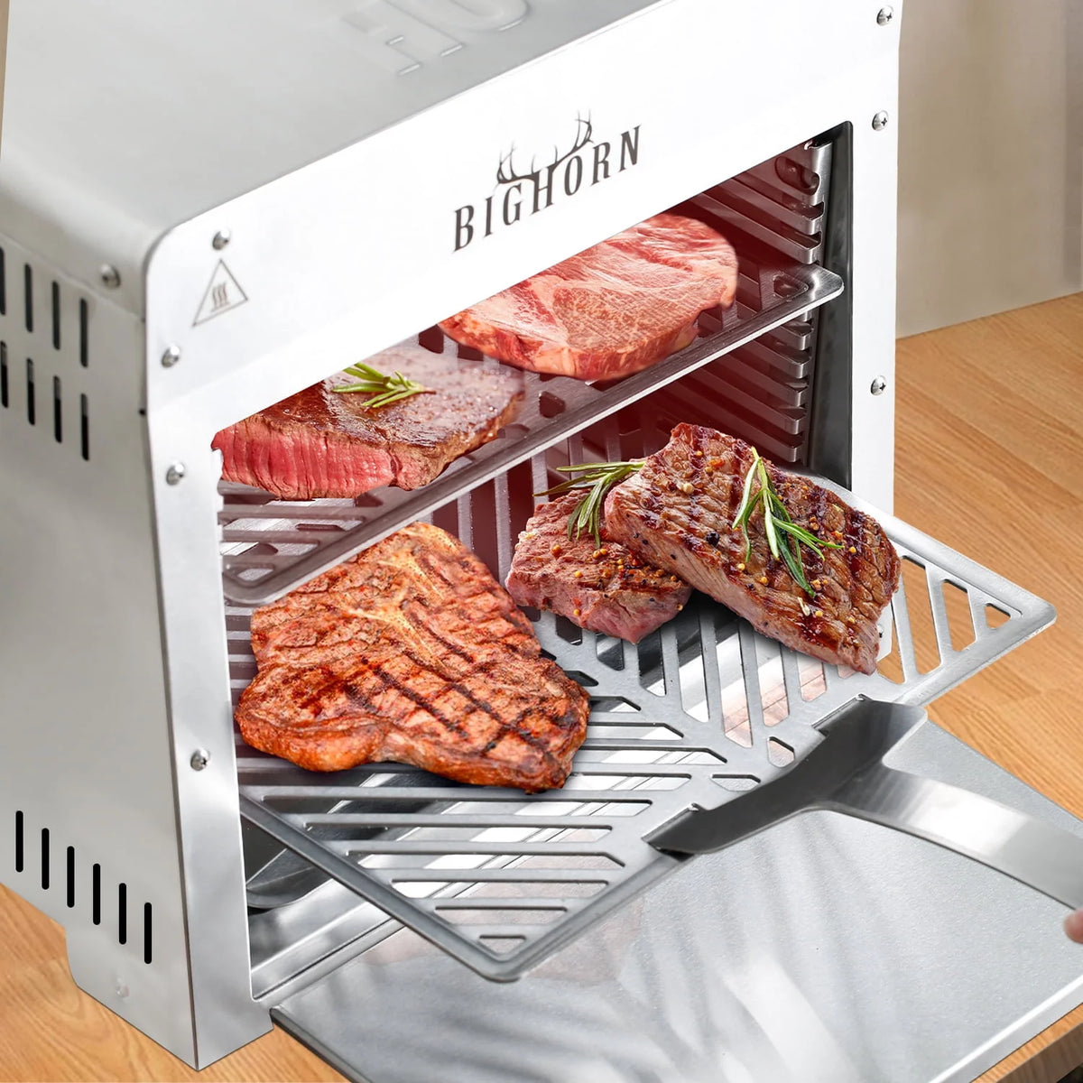 Portable Infrared Propane Gas Grill Stainless Steel Tabletop Grill T6165