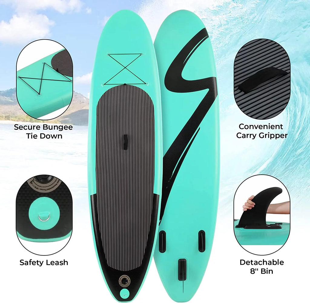 10FT Inflatable Stand Up Paddle Board Non-Slip S365