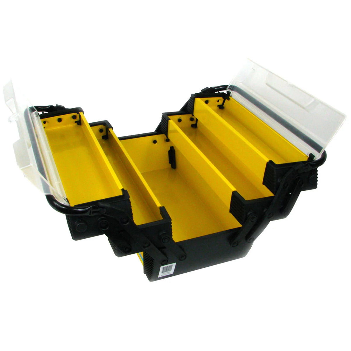 3-Tier Portable Plastic Tool Box with 5 Compartments U898671
