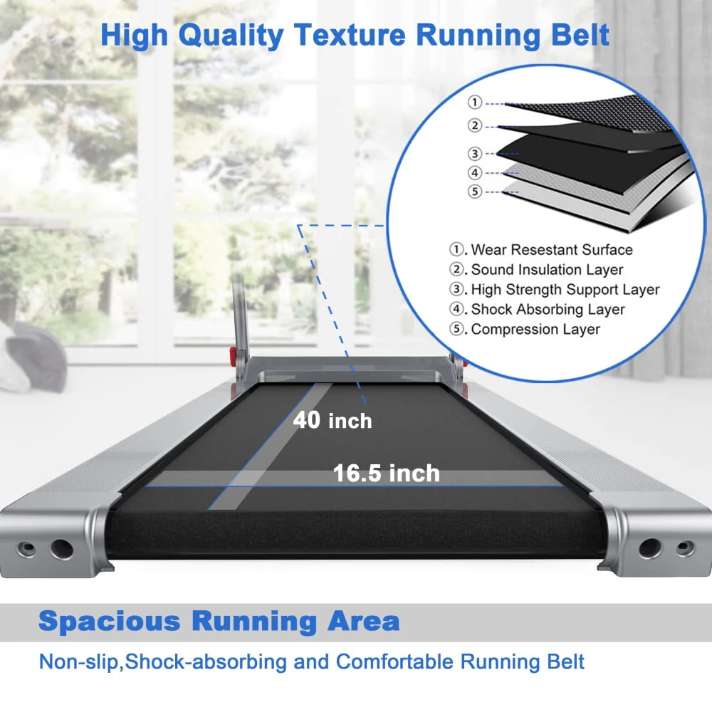 2 in 1 Folding Treadmill with Dual Display A1833