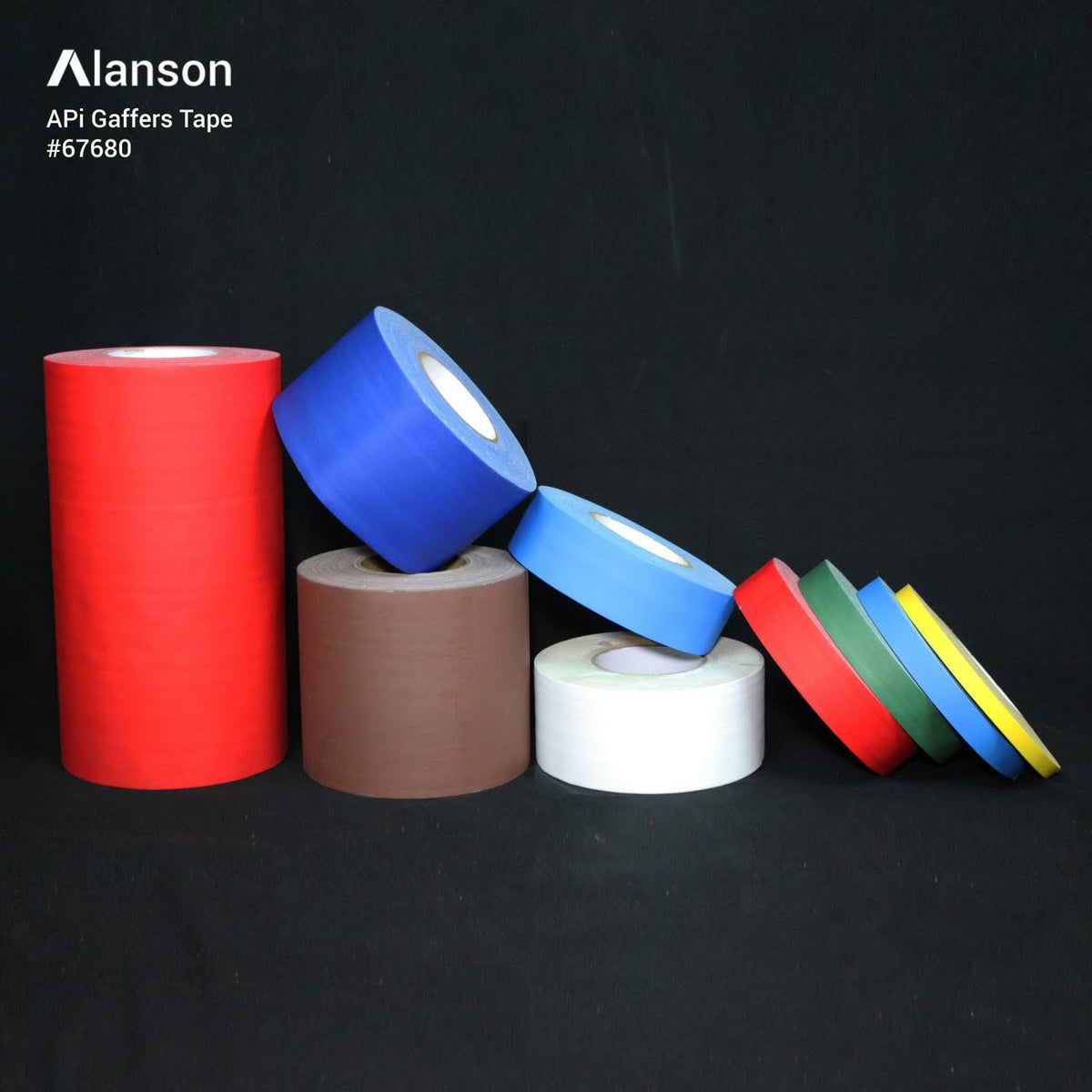 Black Gaffers Tape 3x22 (72mm) Case J786