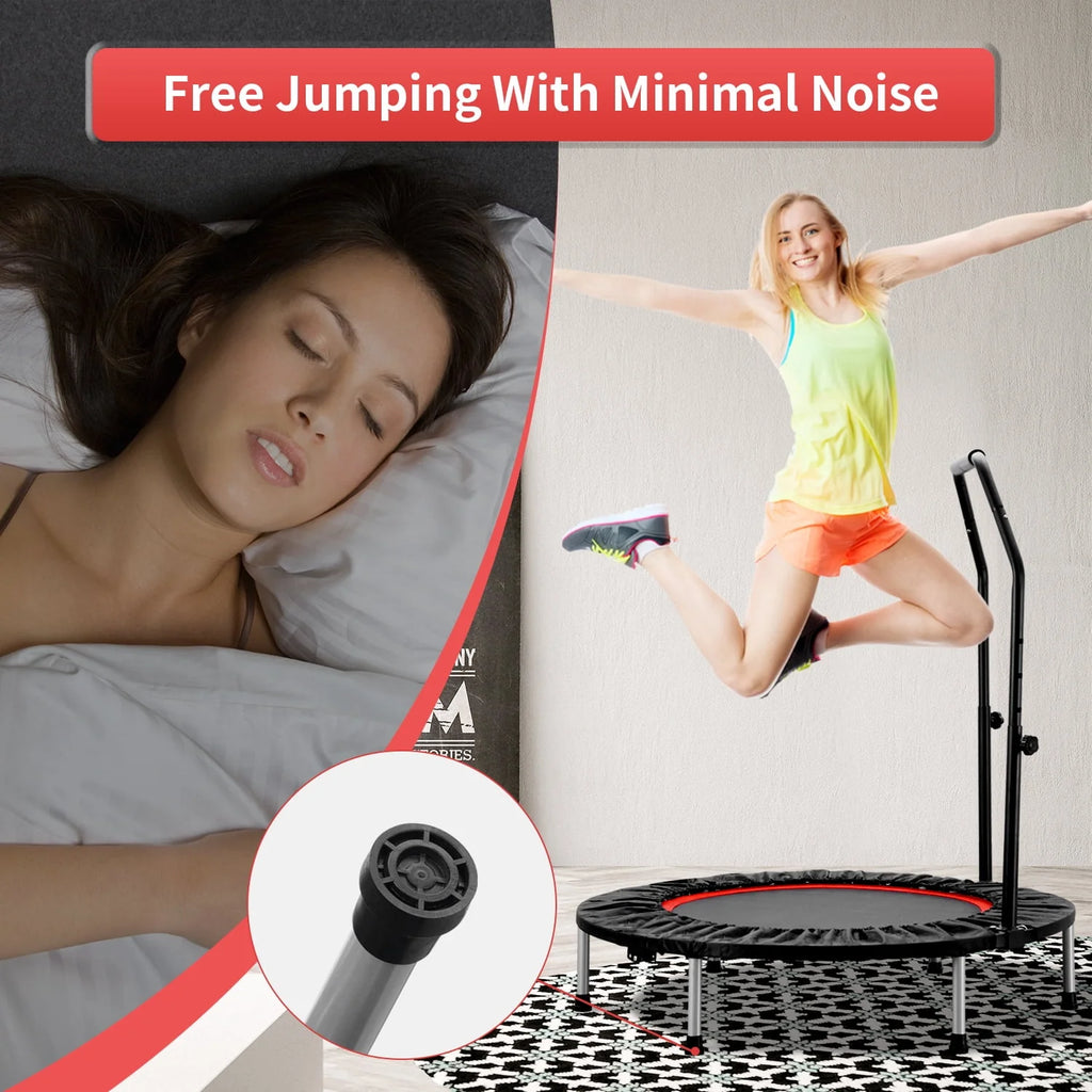 40 Mini Trampoline Rebounder with Adjustable Foam Handle H604231