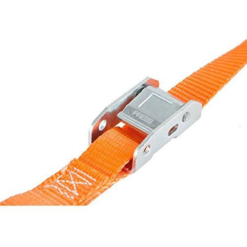 Orange Ratchet and Cam Buckle Tie-Down Straps J868