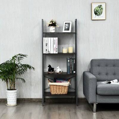Gray Bookcase W4055