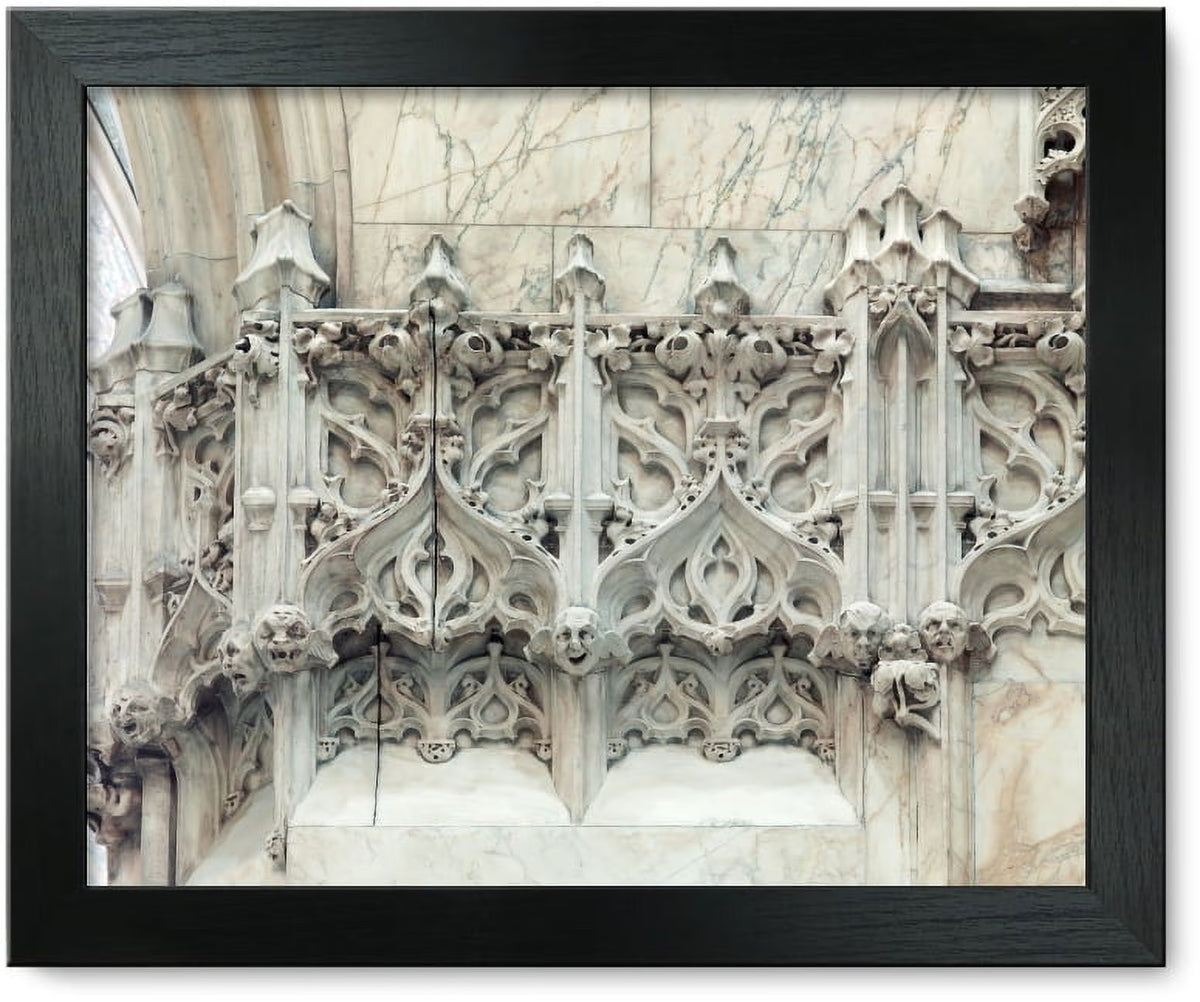 Framed Print: Architectural Details, The Woolworth Building, New York C6512