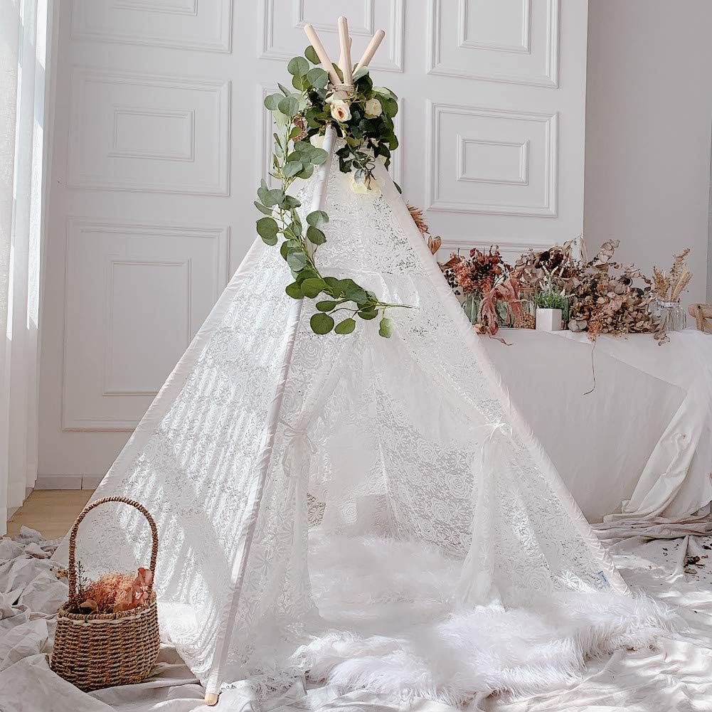 Boho Sheer Lace Tipi Canopy Tent T10675