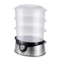 9.5 Qt Electric Food Steamer with 3-Tier Trays I5751